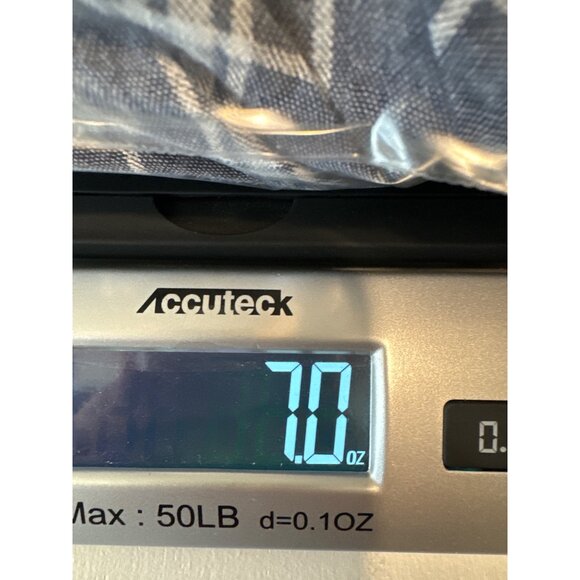 Andree by Unit Womens Cardigan Sz S Blue Plaid Outdoorsy Modern Lightwt Open - Picture 12 of 12